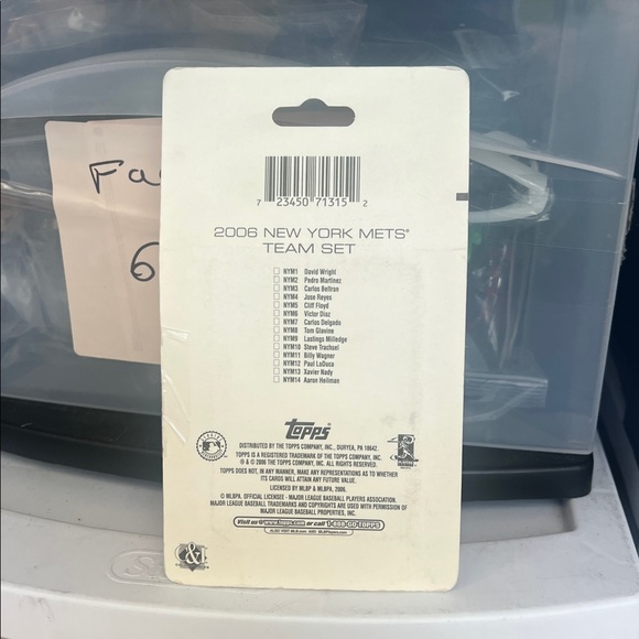 2006 Topps NEW YORK METS Factory-Sealed Team Set in Blister Pack Pedro Martinez - Picture 2 of 2